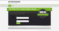 Desktop Screenshot of entrepenerd.com